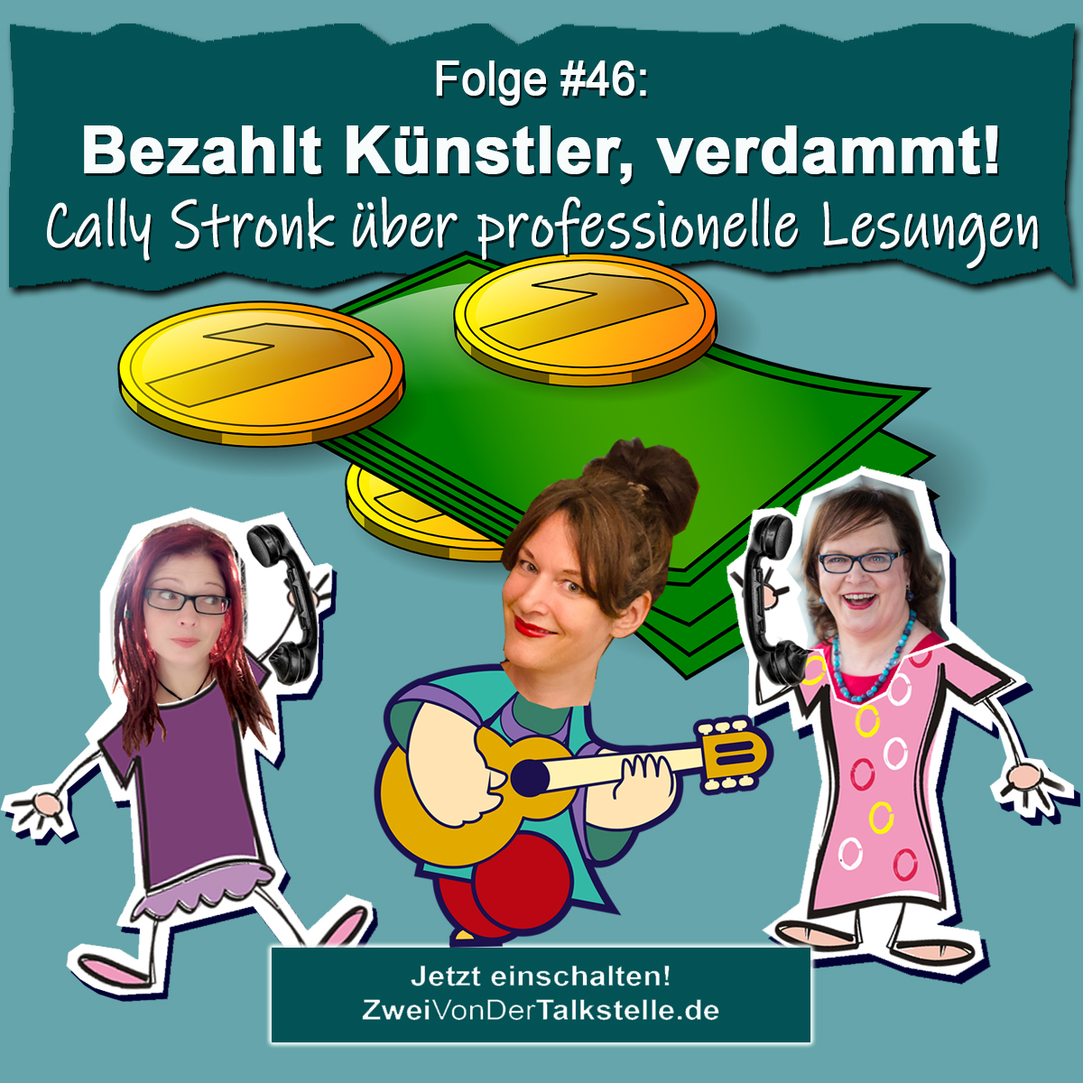 DZVDT 46 - Bezahlt Künstler, verdammt! Cally Stronk über professionelle Lesungen