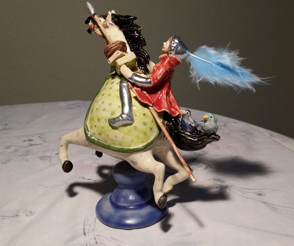 Ein fliegender Ritter