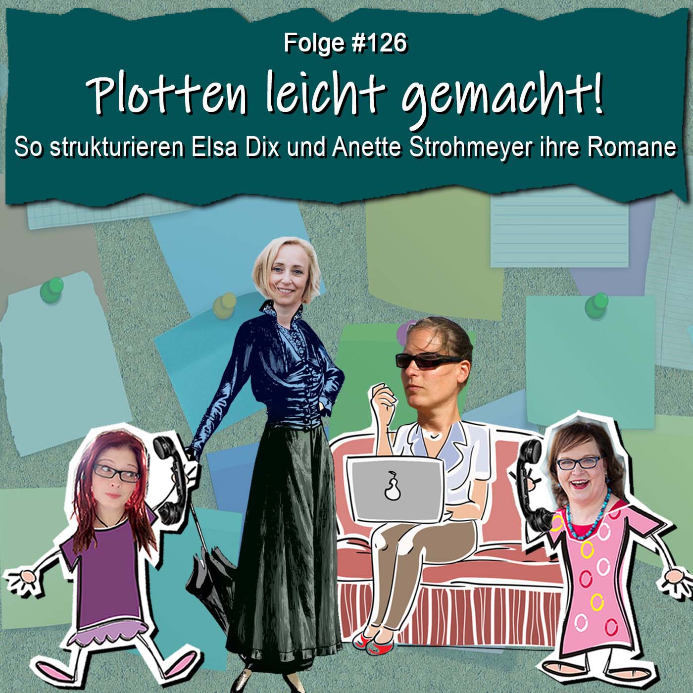 DZVDT 126 - Plotten leicht gemacht! So strukturieren Elsa Dix und Anette Strohmeyer ihre Romane