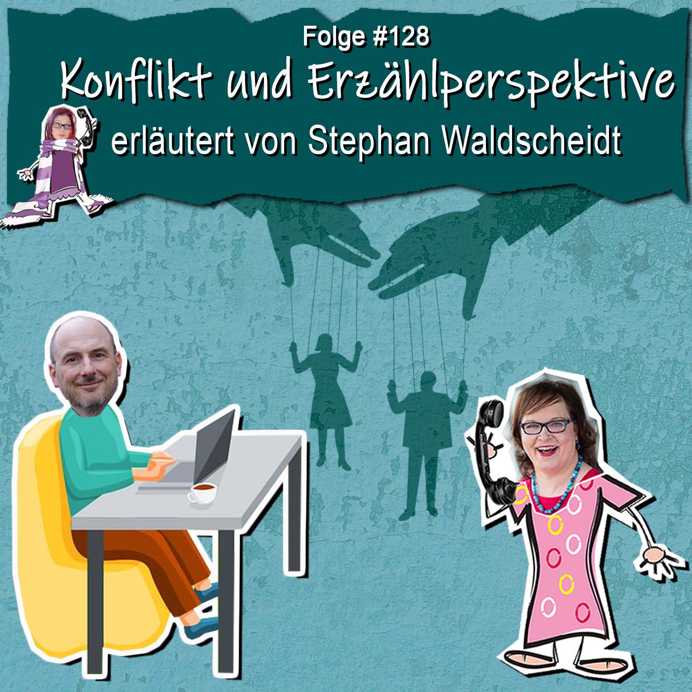 DZVDT 128 - Konflikte und Erzählperspektive erläutert von Stephan Waldscheidt