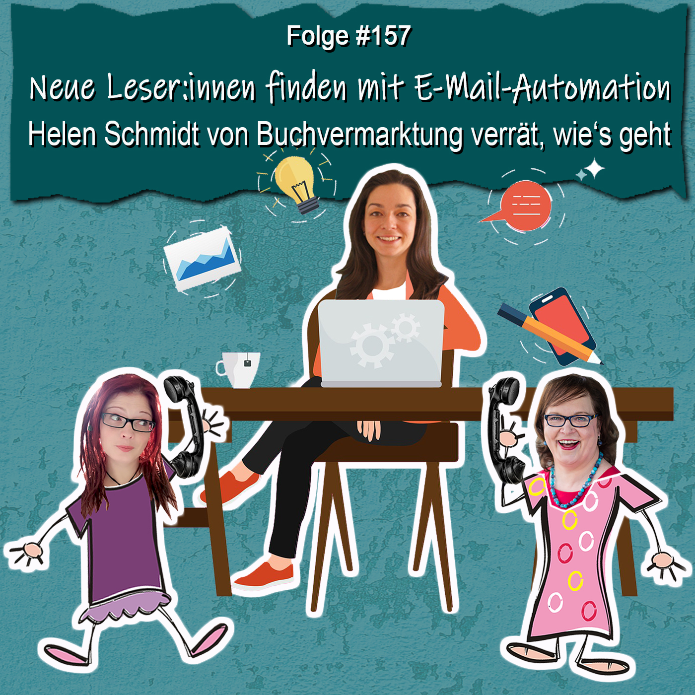 DZVDT 157 - Neue Leser:innen finden mit E-Mail-Automation - Helen Schmidt von Buchvermarktung verrät, wie‘s geht