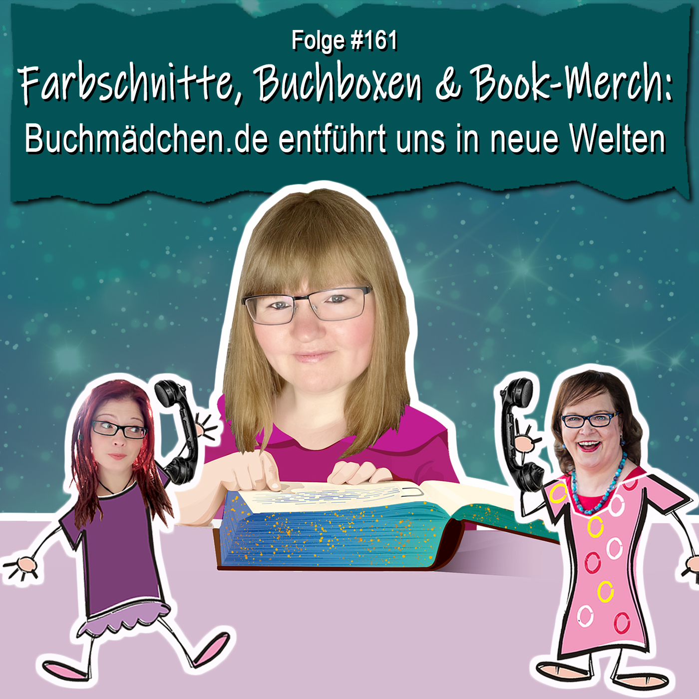 DZVDT 161 - Farbschnitte, Buchboxen & Book-Merch: Buchmädchen.de entführt uns in neue Welten