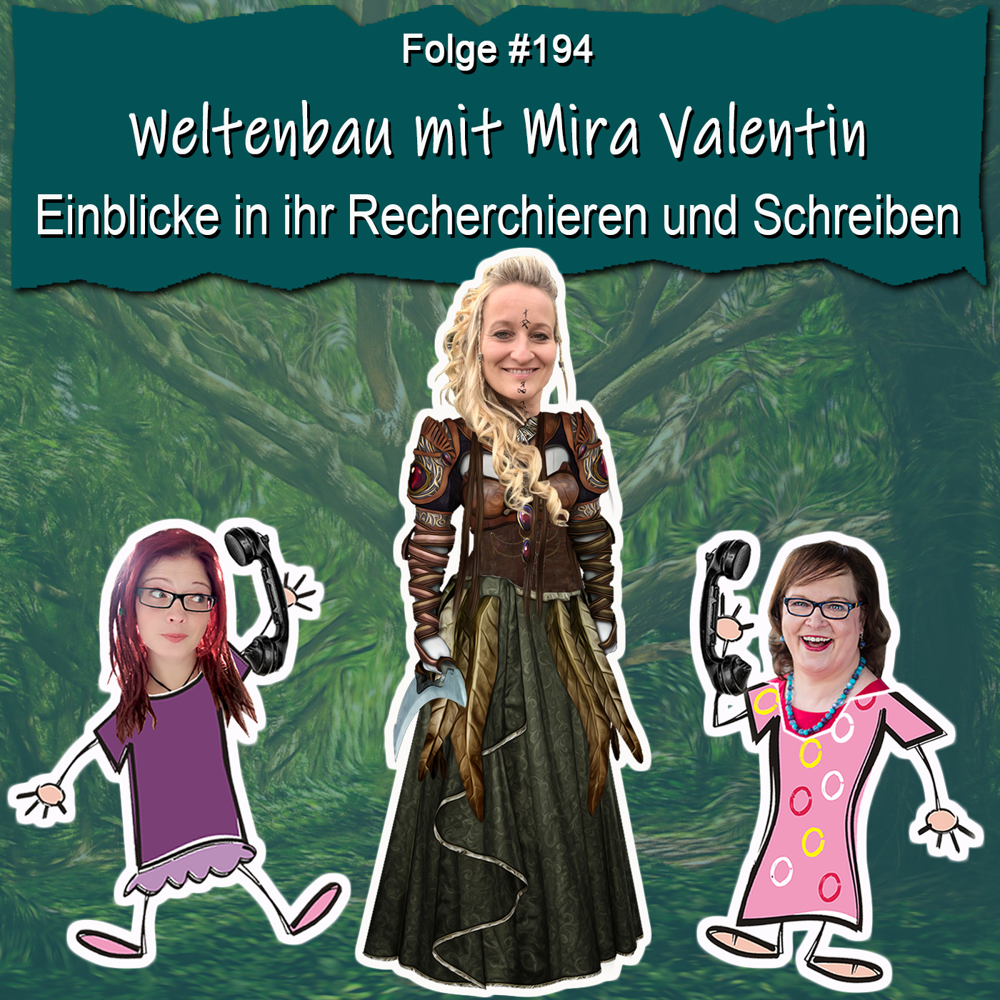 DZVDT 194 - Weltenbau mit Mira Valentin: Einblicke in ihr Recherchieren und Schreiben