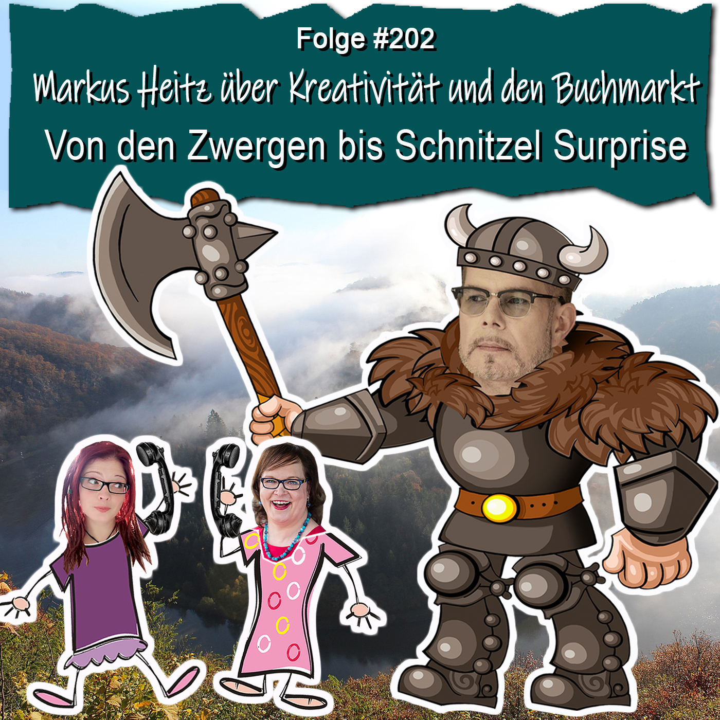 DZVDT 202 - Markus Heitz über Kreativität und den Buchmarkt: Von den Zwergen bis Schnitzel Surprise