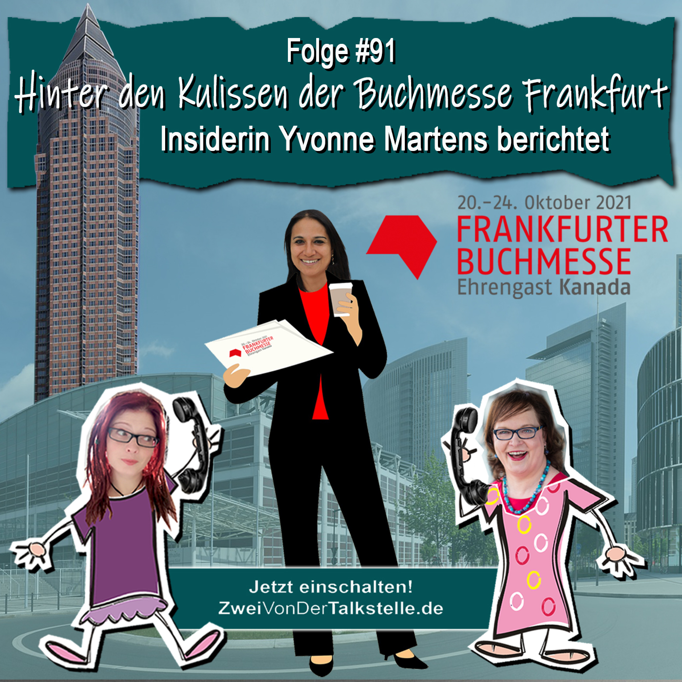 DZVDT 91 - Hinter den Kulissen der Buchmesse Frankfurt: Insiderin Yvonne Martens berichtet